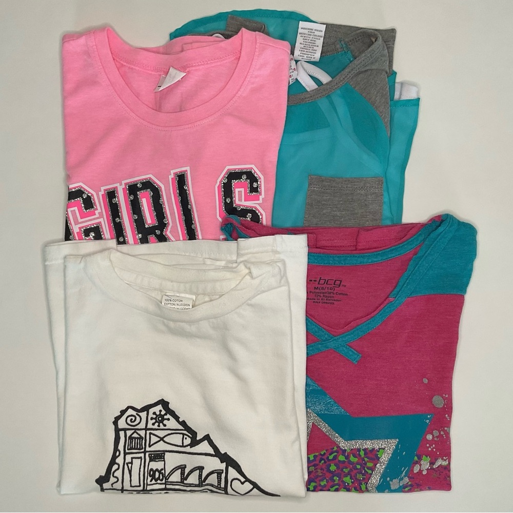 Kids Assorted Tees - lot of 4